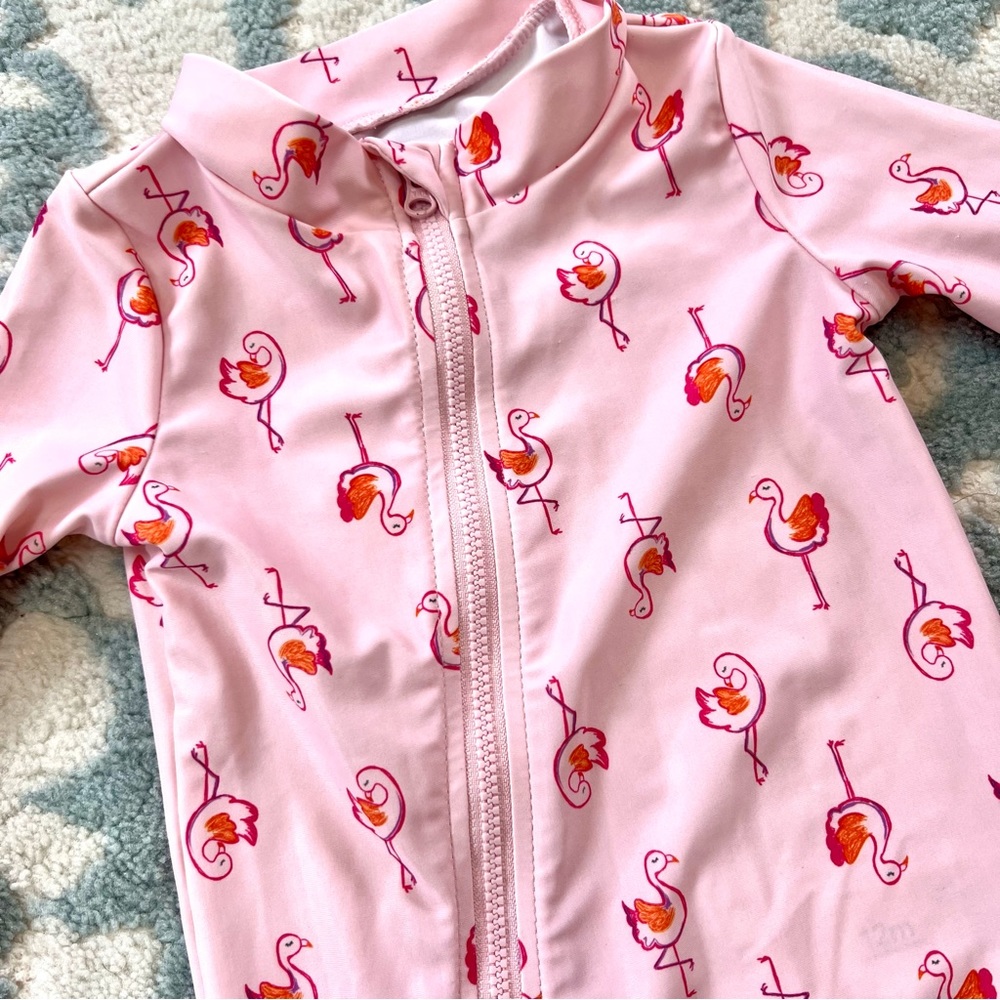 Adorable flamingo swimsuit